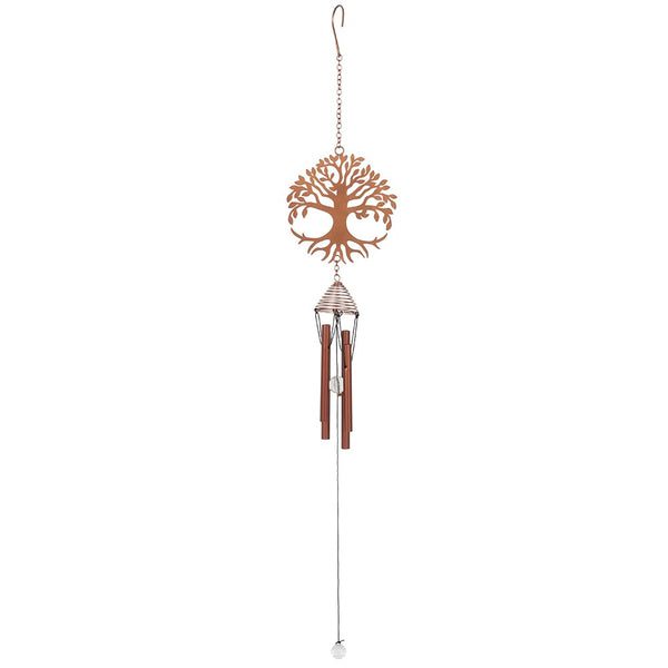 Copper Tone Tree of Life Wind Chime