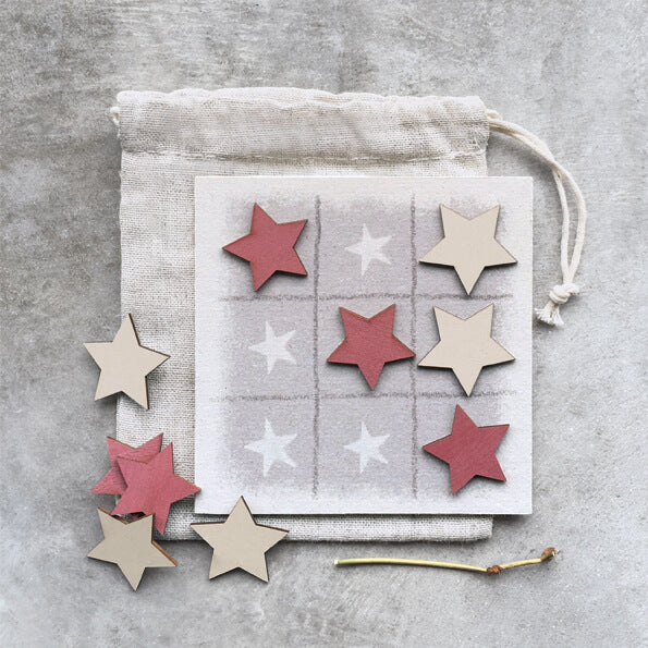 East of India Wooden Noughts & Crosses Game