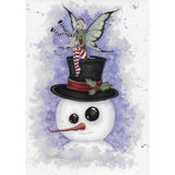 Frosty Friends Yule Greeting Card