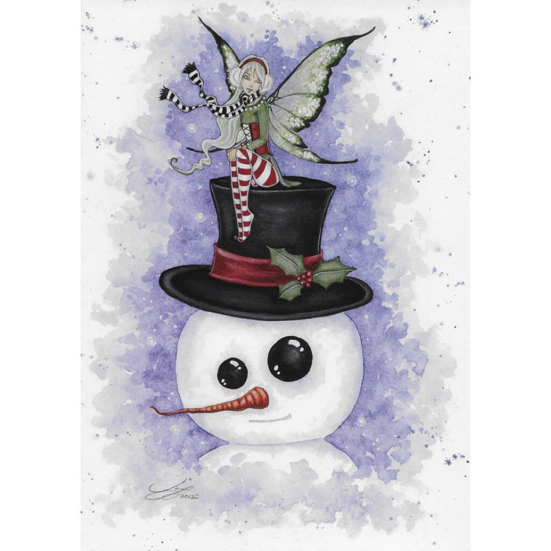 Frosty Friends Yule Greeting Card