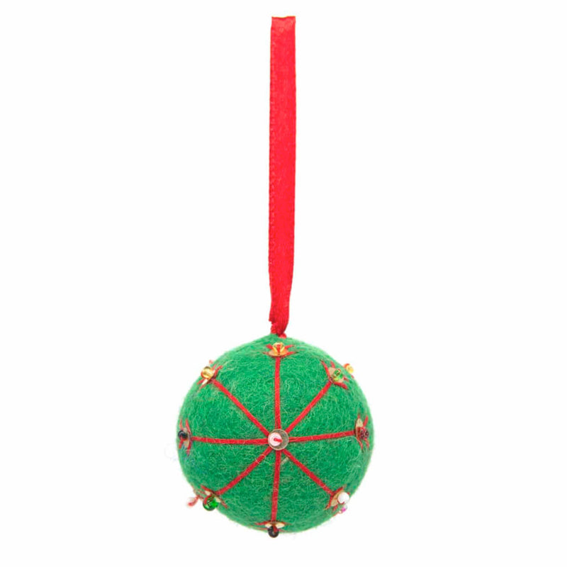 Felt Bauble Christmas Decoration