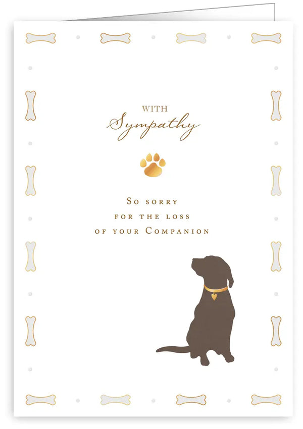 Sympathy Dog Greeting Card