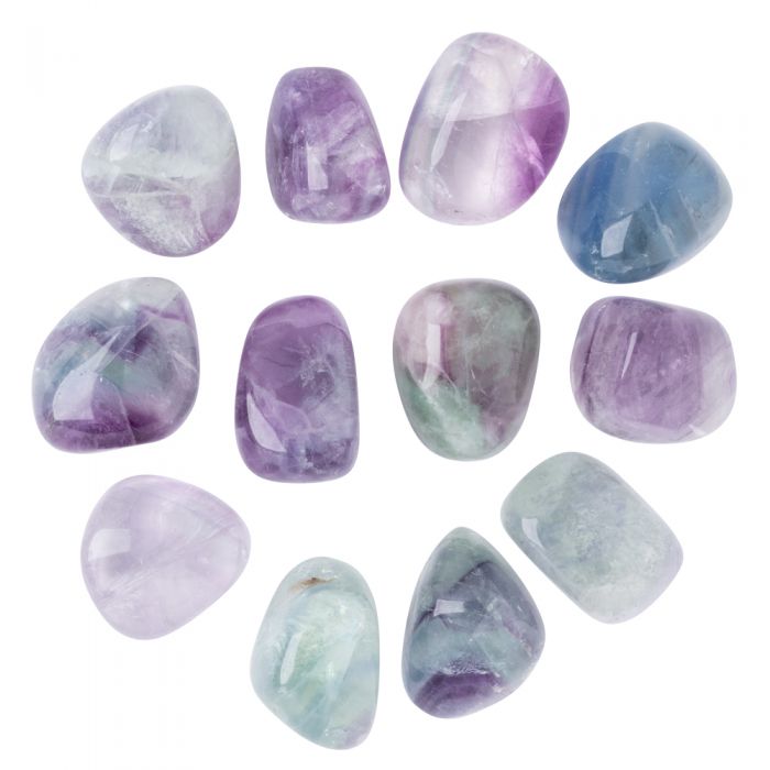 Rainbow Fluorite Tumblestone