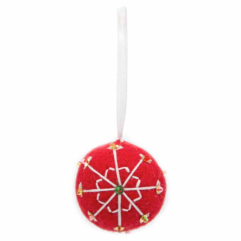 Felt Bauble Christmas Decoration