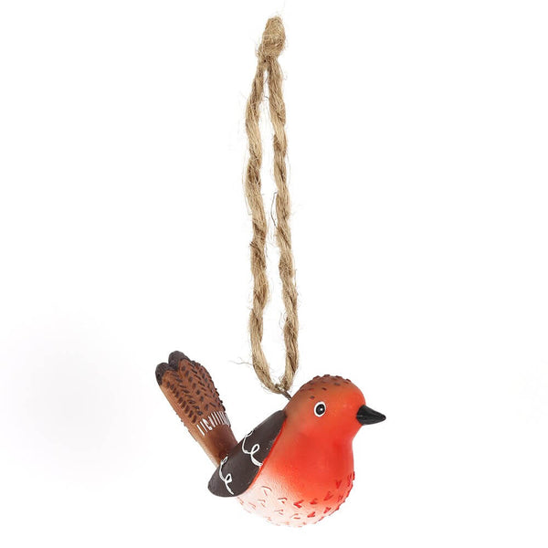 Robin Resin Hanging Decoration
