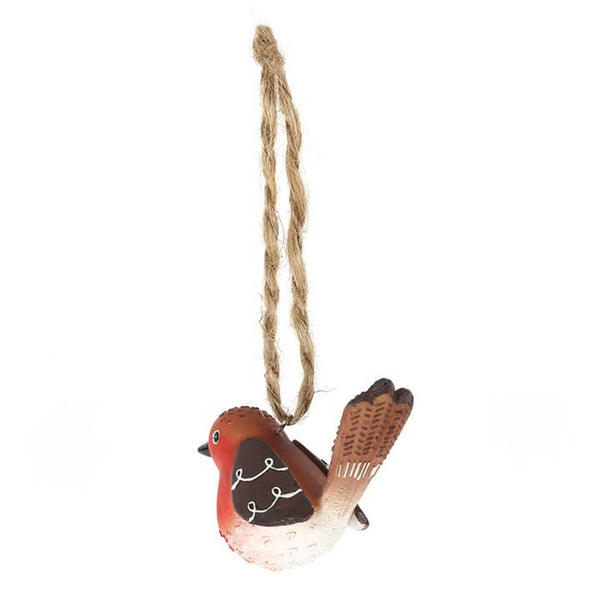 Robin Resin Hanging Decoration