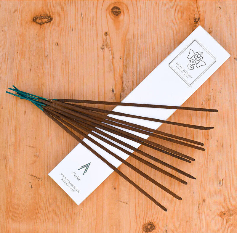 Sacred Elephant Cedar Pure Luxury Incense Sticks