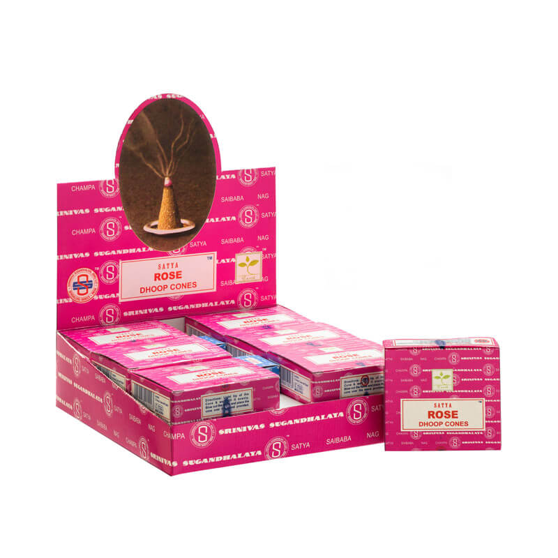 Satya Rose Incense Cones