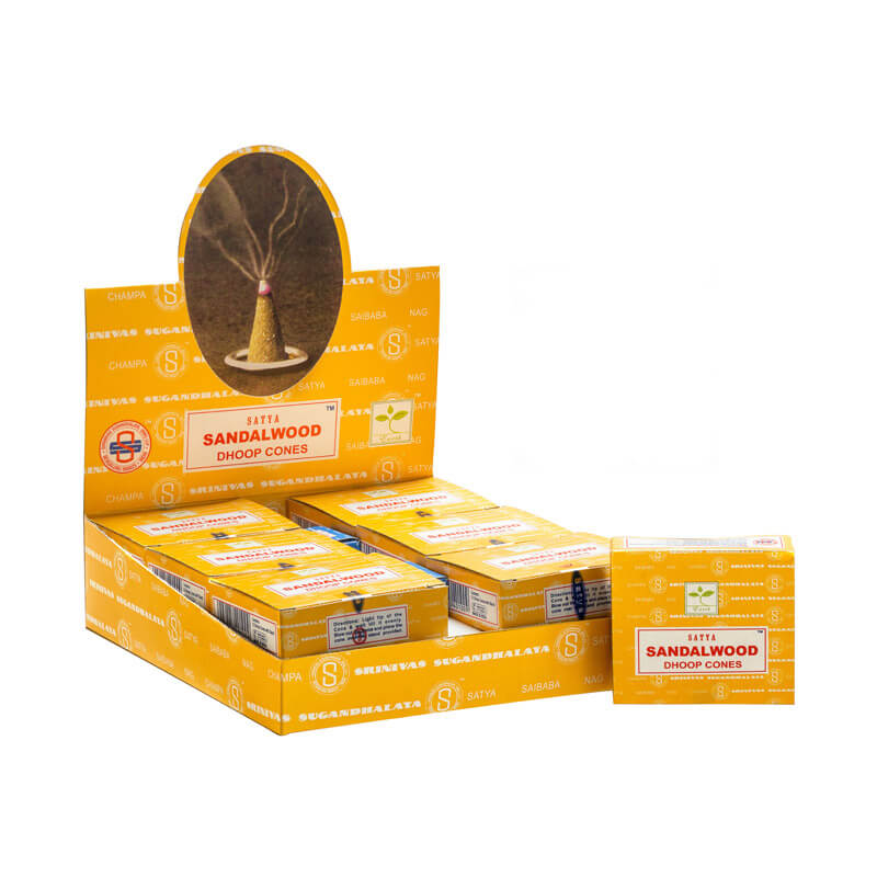 Satya Sandalwood Incense Cones