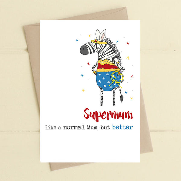 Supermum Greeting Card