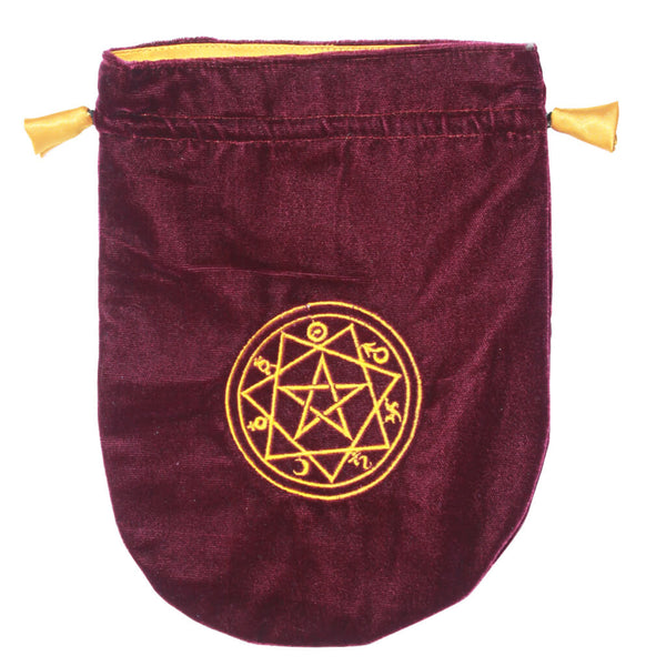 Velvet Sigillum Circle Tarot Bag
