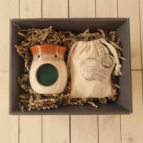 Holistic Earth Wax Melts & Stoneware Burner Gift Set