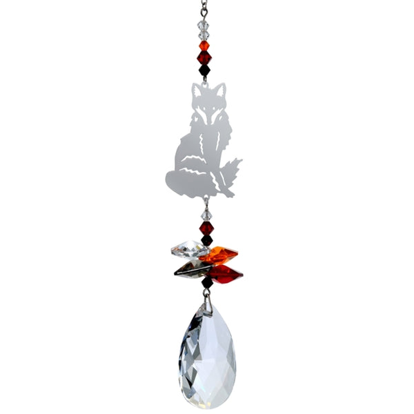 Crystal Fantasy Red Fox Sun Catcher