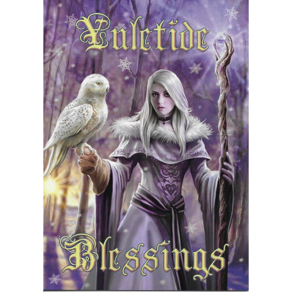Winter Owl Yule Card