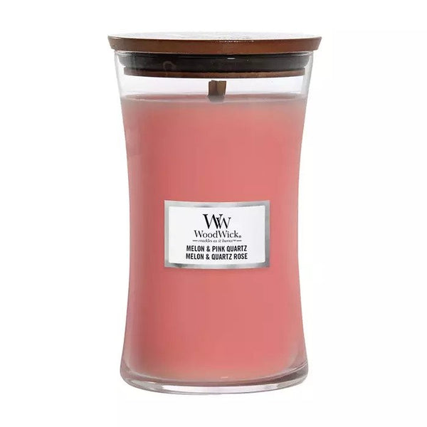 WoodWick 22oz Jar Melon & Pink Quartz