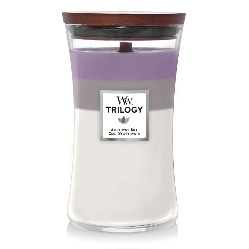 WoodWick 22oz Trilogy Candle Amethyst Sky