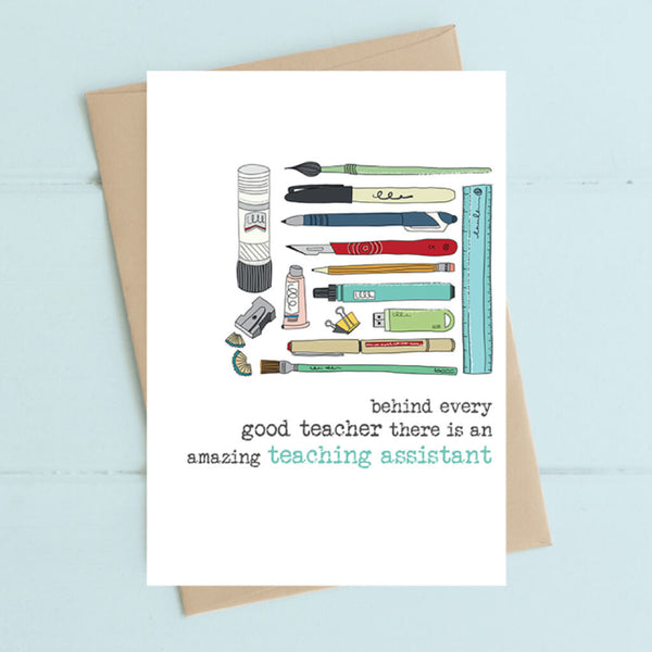 Amazing Teaching Assistant Greeting Card