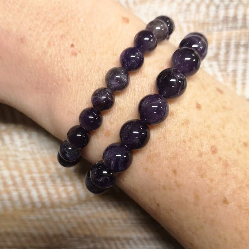 Amethyst Bead Bracelet