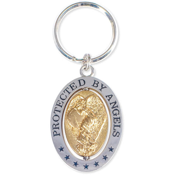 Angel Keyring - Protected By Angels
