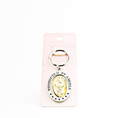 Angel Keyring - Protected By Angels