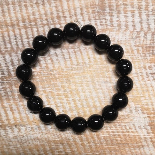 Black Onyx Bead Bracelet