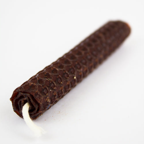 Brown Beeswax Spell Candle
