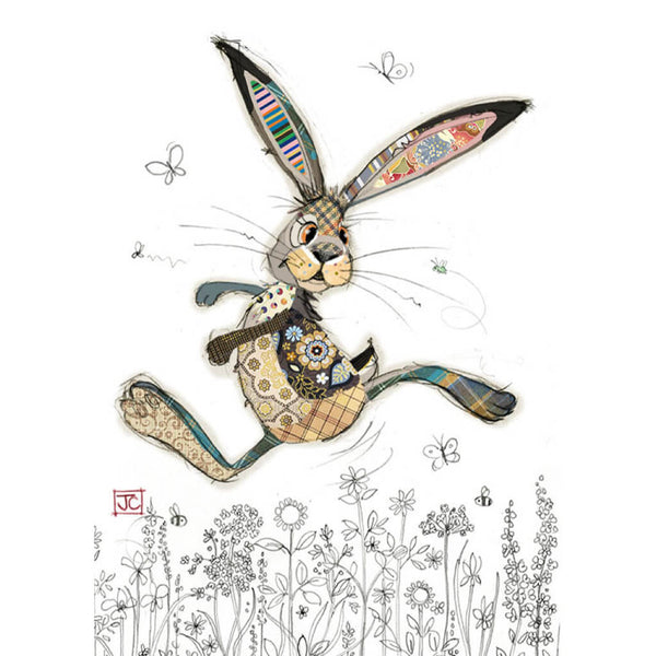 Bug Art Hesper Hare Greetings Card