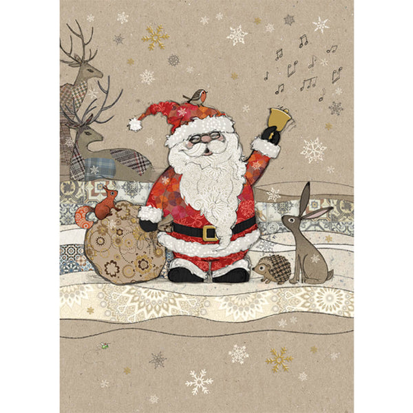Bug Art Santa & Friends Christmas Card