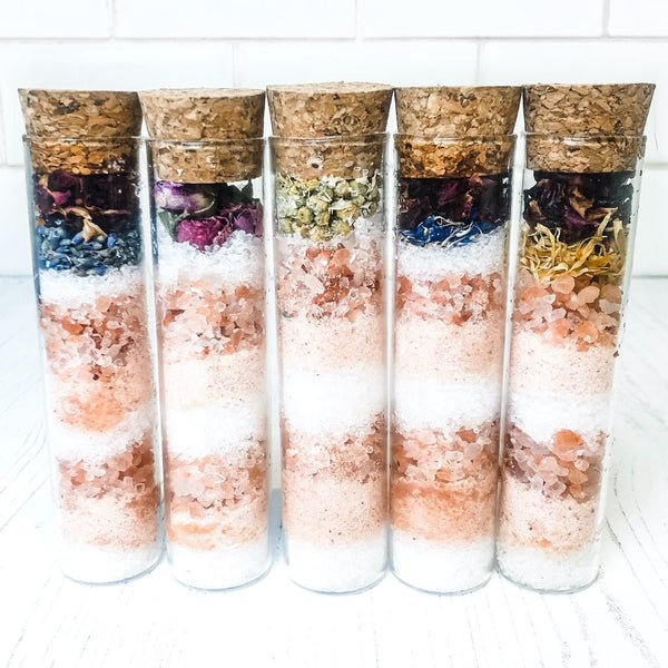 Chamomile Essential Oil Bath Salt Shot