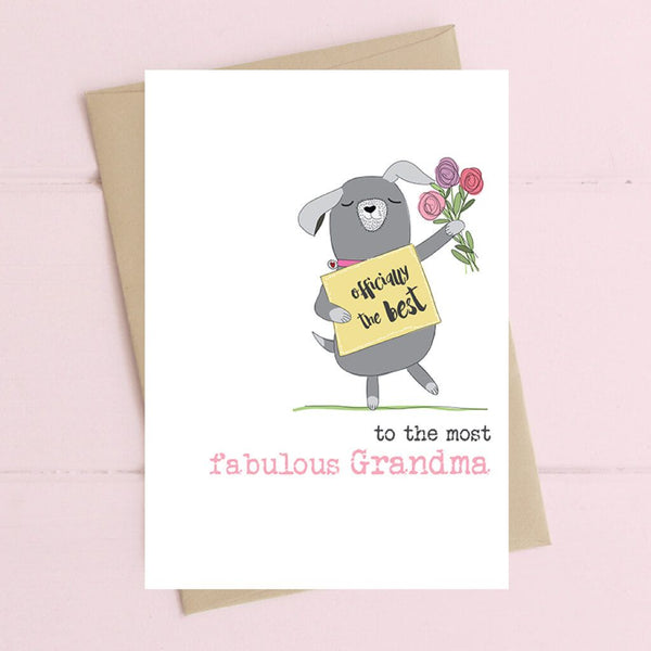 Fabulous Grandma Greeting Card