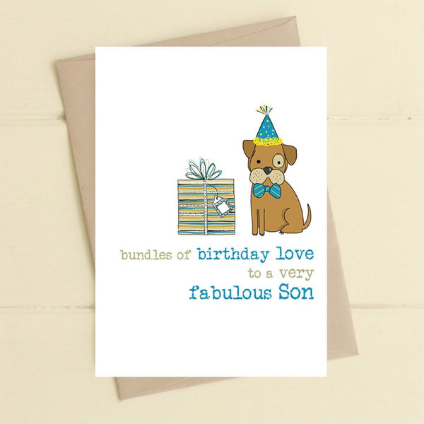 Fabulous Son Greeting Card