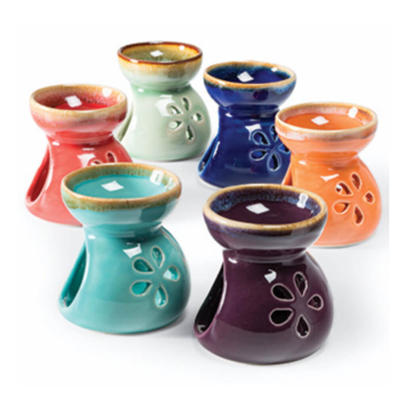 Flower Design Ceramic Oil Burner