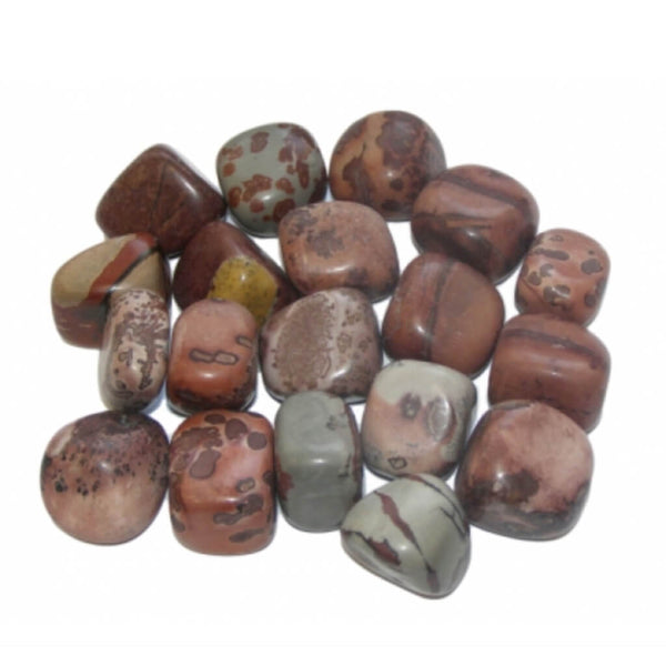 Grass Flower Jasper Tumblestone