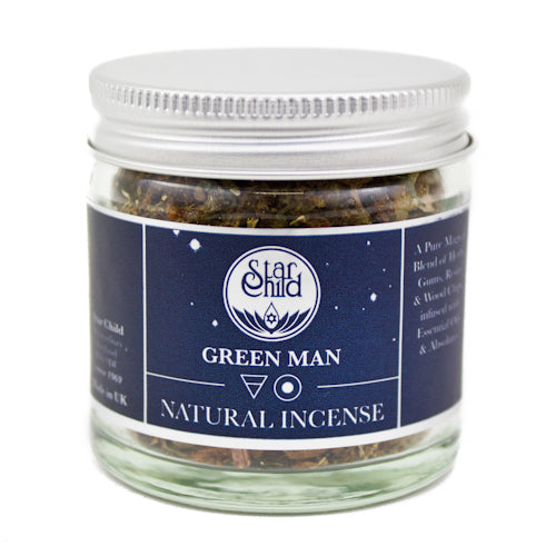 Green Man Hand Blended Incense