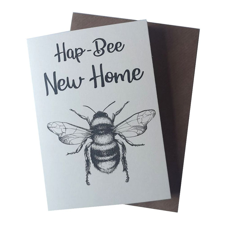 Hello Sweetie Hap-Bee New Home Greetings Card