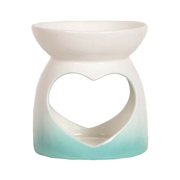 Heart Oil Burner - Teal