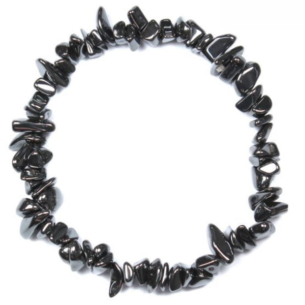 Hematite Chip Bracelet