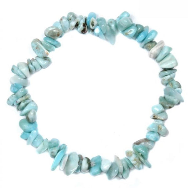 Larimar Chip Bracelet