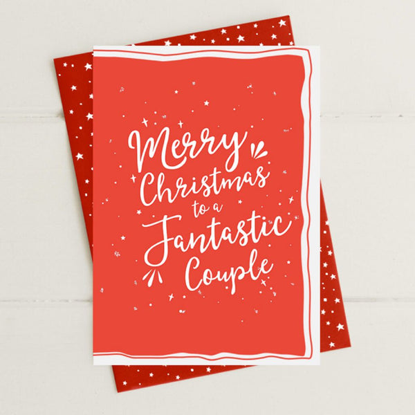Merry Christmas - Fantastic Couple Greeting Card
