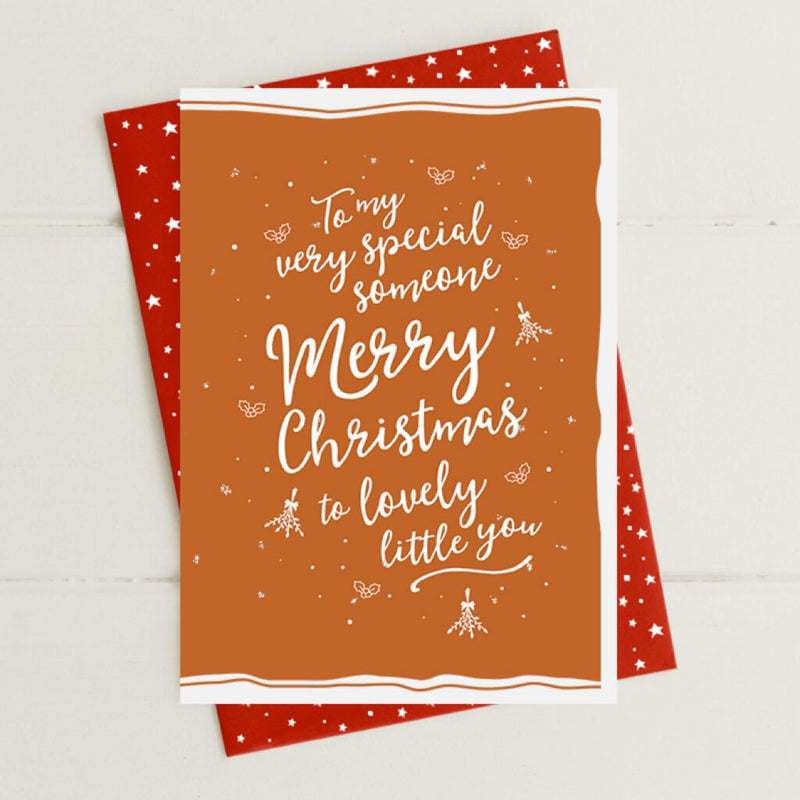 Merry Christmas - Very Special Someone Greeting Card