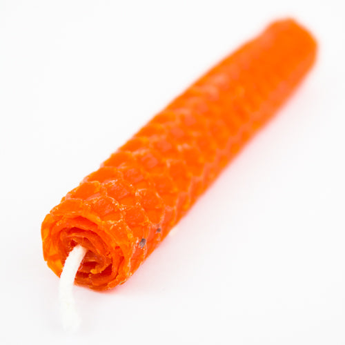 Orange Beeswax Spell Candle