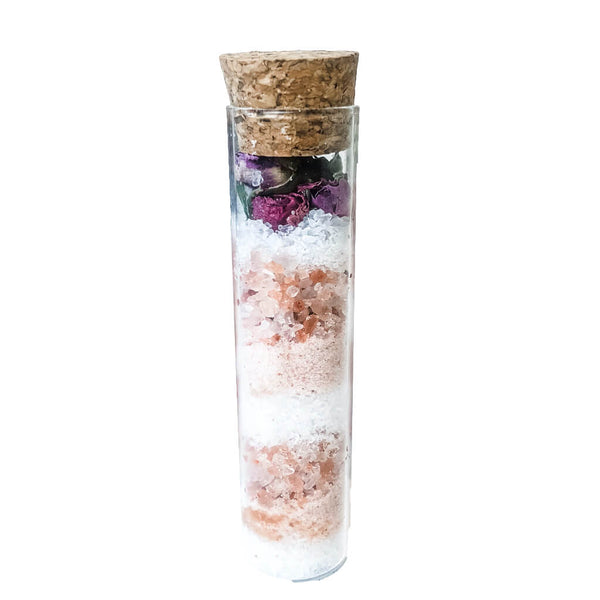 Peppermint Essential Oil Bath Salt Shot