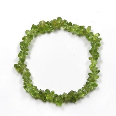 Peridot Chip Bracelet