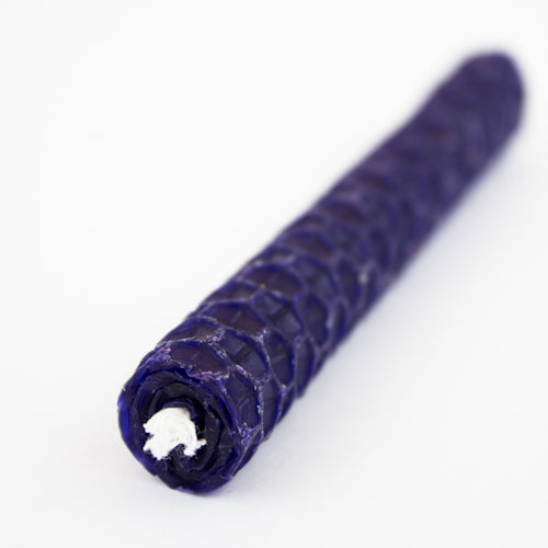 Purple Beeswax Spell Candle