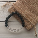 Quartz Crystal Essential Oil Diffuser Bracelet