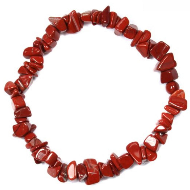 Red Jasper Chip Bracelet