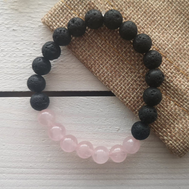 Beautiful Rose Quartz Power Beaded Round Bracelet Crystal Healing Gift  Fashion Gemstone Accessory Love Peace Meditation Spiritual : Amazon.co.uk:  Health & Personal Care