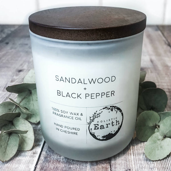 Sandalwood & Black Pepper Candle - Large