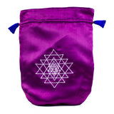 Satin Purple Shri Yantra Tarot Bag