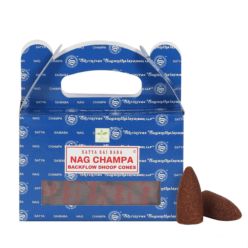 Satya Nag Champa Backflow Incense Cones